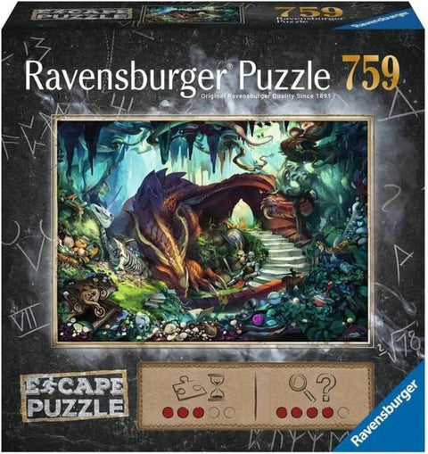 Ravensburger Escape dėlionė „Drakono ola“, 759 det., nuo 12 m.
