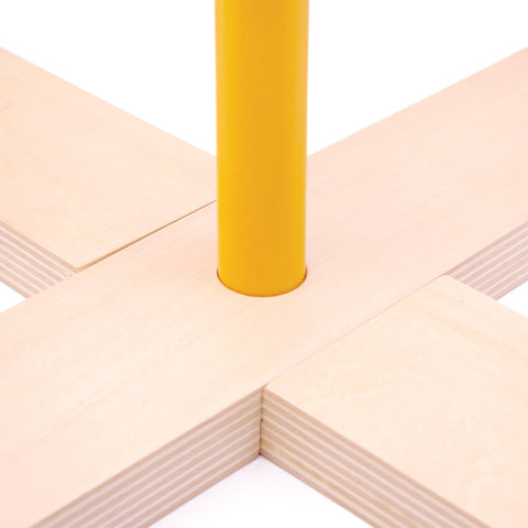 Svoora medinis lauko žiedų mėtymo žaidimas vaikams ir šeimai, 6 žiedai