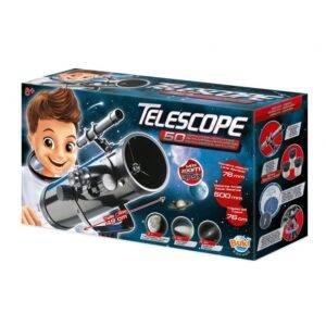 Vaikiškas reflektorinis teleskopas 76 mm su trikoju ir 50 užduočių