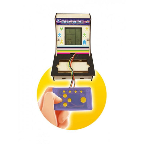 Surink pats mini arkadinę konsolę su ekranu – 12 klasikinių žaidimų