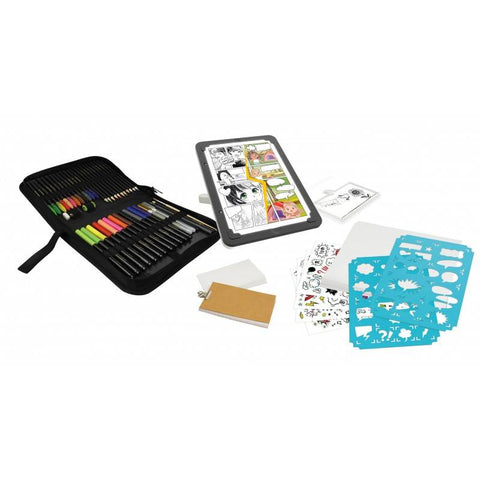 3in1 A5 LED grafinė planšetė piešimui, komiksams ir flipbook 8+