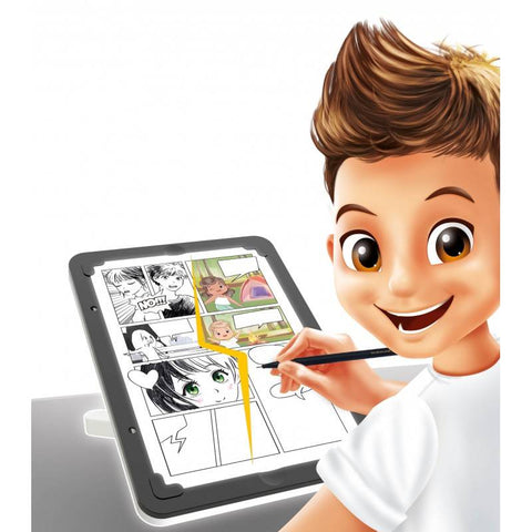 3in1 A5 LED grafinė planšetė piešimui, komiksams ir flipbook 8+