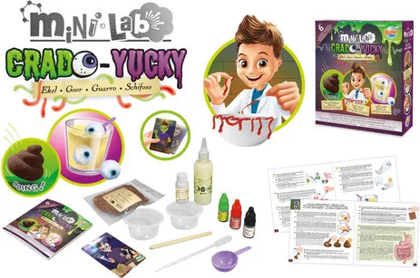 Mini laboratorija vaikams 8+ – Šlykštūs eksperimentai, 6 veiklos