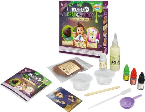 Mini laboratorija vaikams 8+ – Šlykštūs eksperimentai, 6 veiklos