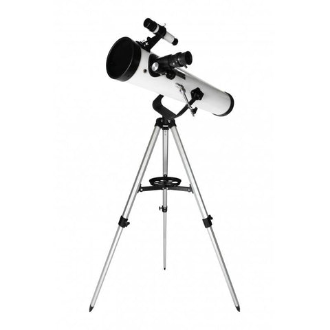 Reflektorinis teleskopas vaikams 76/700 mm su trikoju ir 50 užduočių