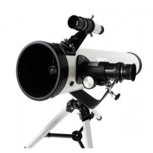 Reflektorinis teleskopas vaikams 76/700 mm su trikoju ir 50 užduočių