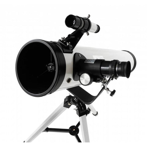 Reflektorinis teleskopas vaikams 76/700 mm su trikoju ir 50 užduočių
