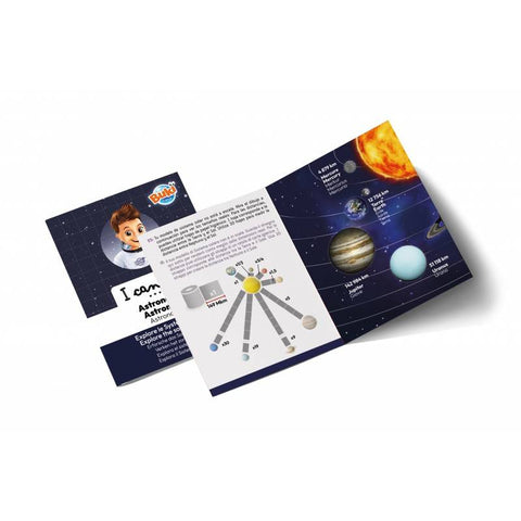 Astronauto rinkinys vaikams: Saulės sistemos modelis 8+