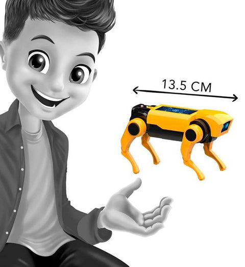 STEM robotas šuo konstruktorius su pulteliu vaikams 8+