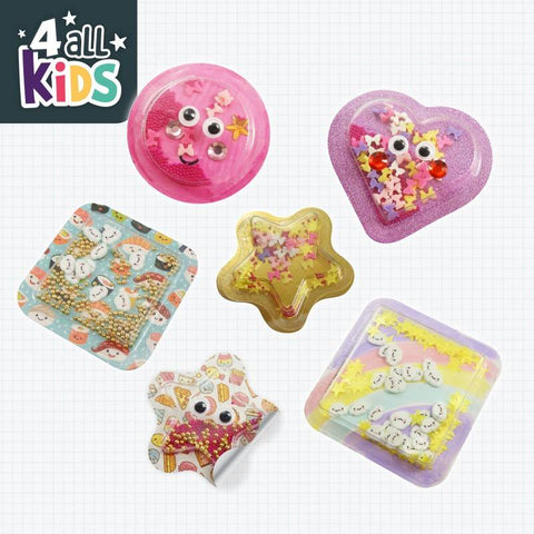 Kawaii 3D lipdukų gamybos rinkinys – 10 kūrybinių lipdukų