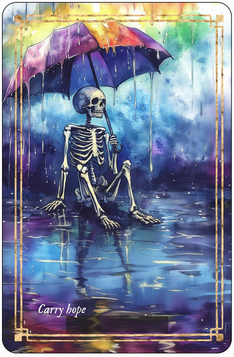 Memento Mori afirmacijų orakulo kortos kasdieniams įkvėpimams