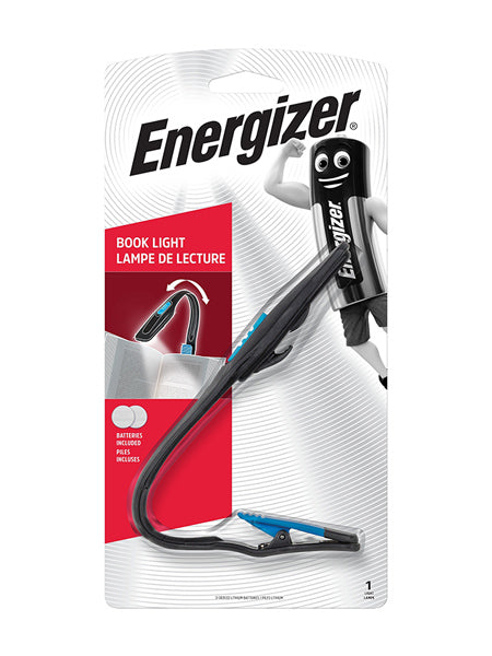 Energizer LED skaitymo lempa Book Light su segtuku, lankstus kaklelis