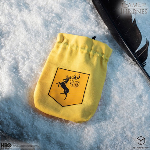 Sostų karai: Baratheon medvilninis kauliukų maišelis – Q Workshop