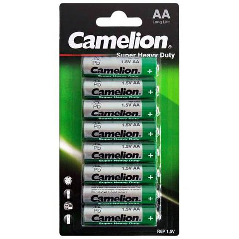 Camelion AA cinko-anglies baterijos Super Heavy Duty, 8 vnt.