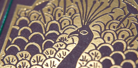 Bicycle Peacock Purple žaidimo kortos – karališka violetinė, folija, pokeriui