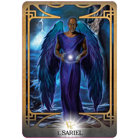 Arkangelų ugnies orakulo kortos, ispanų k., su vadovu – Inner Traditions