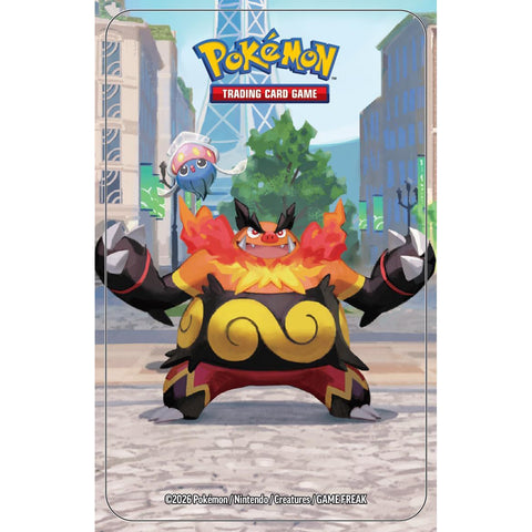 Pokémon TCG Lumiose City Mini Tin Emboar metalinė dėžutė (anglų k.)