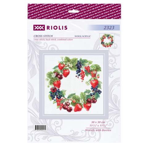 Wreath with Berries. Siuvinėjimo rinkinys iš RIOLIS Nr.: 2323