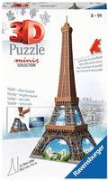 3D Mini Puzzle - Eiffel Tower Building 54 Piece Puzzle - RAVENSBURGER 3D dėlionėHOBI.LT 🇱🇹