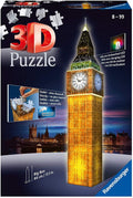 3D Puzzle Big Ben With Light - RAVENSBURGER dėlionėHOBI.LT 🇱🇹