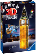 3D Puzzle Big Ben With Light - RAVENSBURGER dėlionėHOBI.LT 🇱🇹