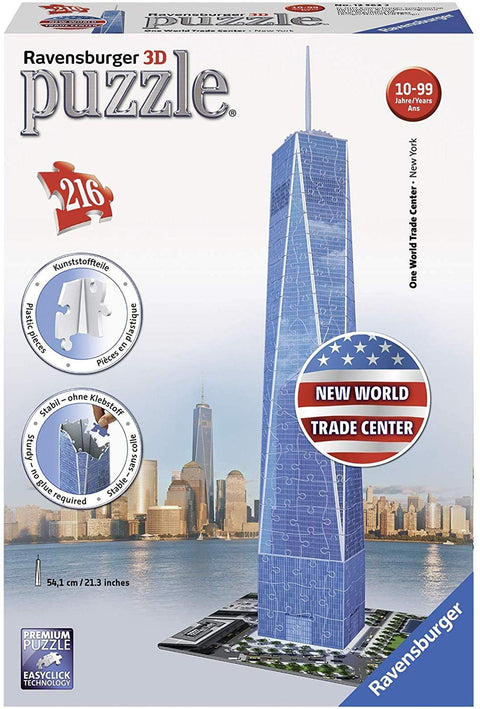 3D puzzle One World Trade Center - RAVENSBURGER dėlionėHOBI.LT 🇱🇹