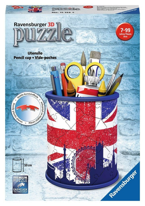 3D Puzzle: Pencil Holder UK - RAVENSBURGER dėlionėHOBI.LT 🇱🇹