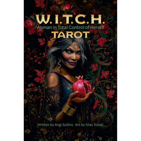 W.I.T.C.H. Tarot kortos su paauksuotais kraštais, vadovu ir maišeliu