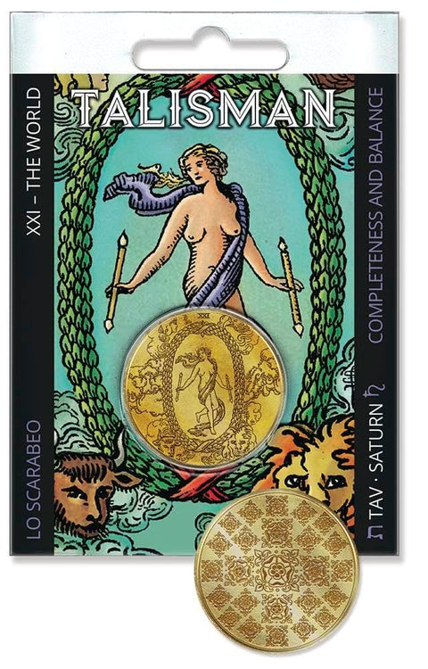 Taro talismanas Pasaulis Lo Scarabeo – hipoalerginis, be nikelio, Nordic Gold