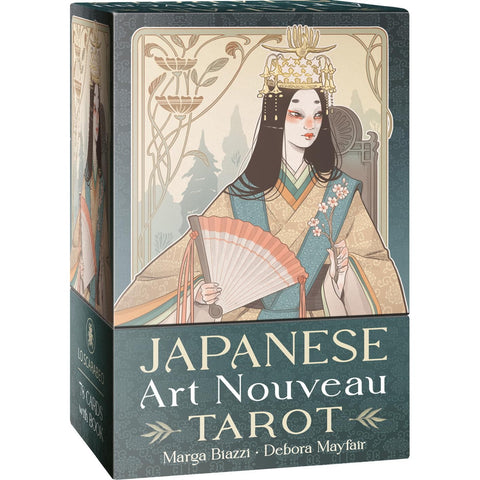 Japanese Art Nouveau Taro kortos – elegantiška japoniška kaladė