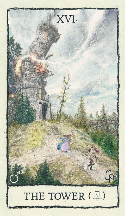 Mindscapes Tarot kortos (80) – Hay House taro kaladė, aliejinės pastelės