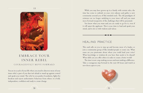 Protėvių gydymo orakulo kortos Ancestral Healing – Rockpool, intuicijai