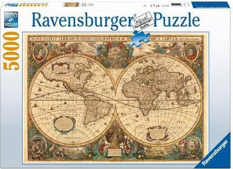 Ravensburger dėlionė Senovinis pasaulio žemėlapis, 5000 detalių