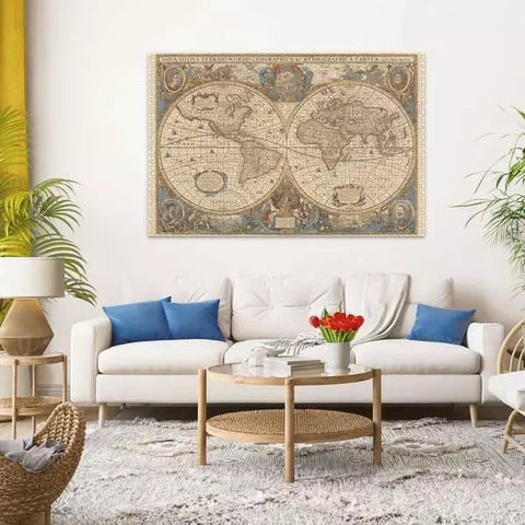 Ravensburger dėlionė Senovinis pasaulio žemėlapis, 5000 detalių