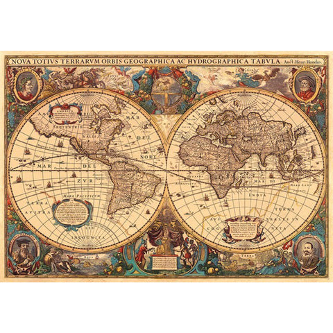 Ravensburger dėlionė Senovinis pasaulio žemėlapis, 5000 detalių