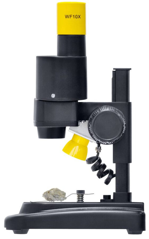 20x stereo binokulinis mikroskopas su LED apšvietimu vaikams 6+