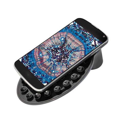 Mikroskopas 40x-640x su išmaniojo telefono adapteriu pradedantiesiems