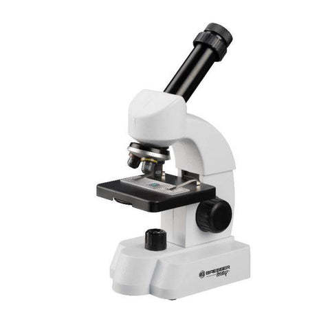 Mikroskopas vaikams Bresser Junior 40x–640x, baltas