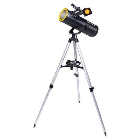 Bresser Solarix 114/500 reflektorinis teleskopas su CE Saulės filtru ir laikikliu
