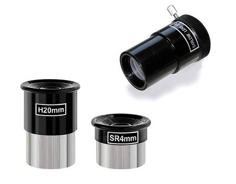 Dobsono reflektorinis teleskopas 76/350 su saulės filtru ir telefono laikikliu