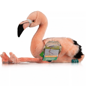 Itin minkštas pliušinis flamingas Frida 35 cm – skalbiamas, ekologiškas