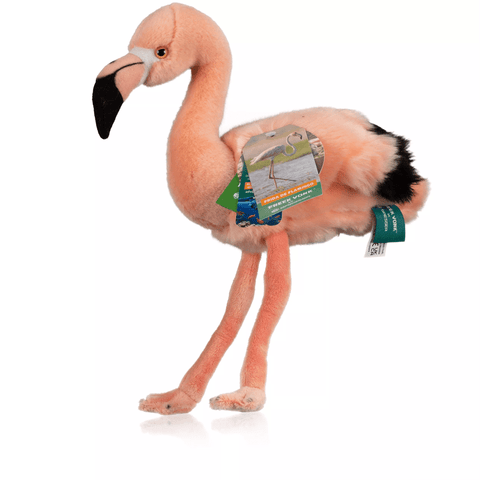 Itin minkštas pliušinis flamingas Frida 35 cm – skalbiamas, ekologiškas