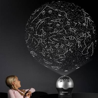 Motorizuotas žvaigždėto dangaus planetariumas Bresser Astro su LED