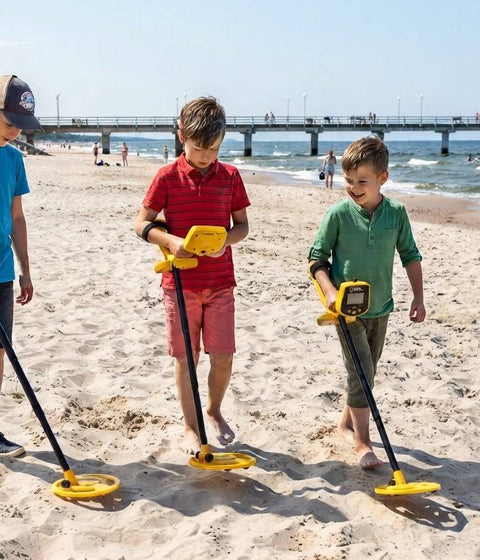 Vaikiškas metalo detektorius National Geographic su kastuvėliu ir LCD ekranu
