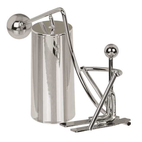 Balansuojantis slidininkas – kinetinė metalinė stalo dekoracija 15,8 cm