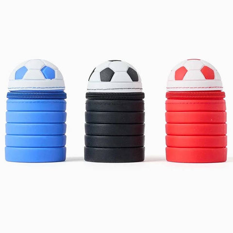 Silikoninis ištempiamas penalas „Futbolas“, 11–18 cm