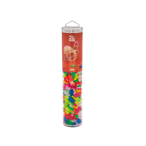 Plus-Plus Mini konstruktorius, neoninės spalvos, 240 detalių