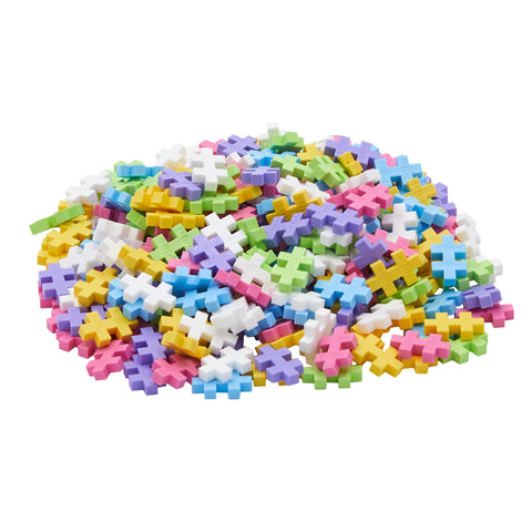 Plus-Plus Mini lavinamasis konstruktorius – pastelės, 240 vnt., 5–12 m.