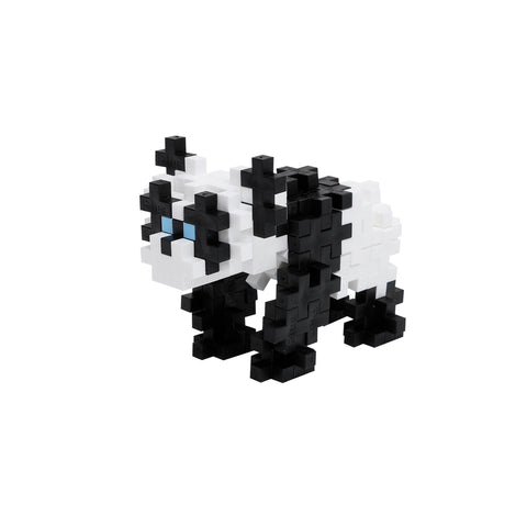 Plus-Plus Mini konstruktorius ZOO Panda, 100 det., 3D lavinamasis žaislas vaikams 5–12 m.