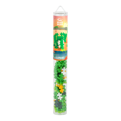 Plus-Plus Mini konstruktorius „Spalvotas dramblys“ – 100 det., 20 mm, Danija